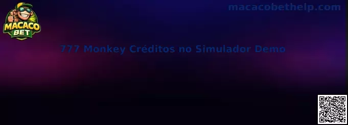 777 Monkey Créditos no Simulador Demo