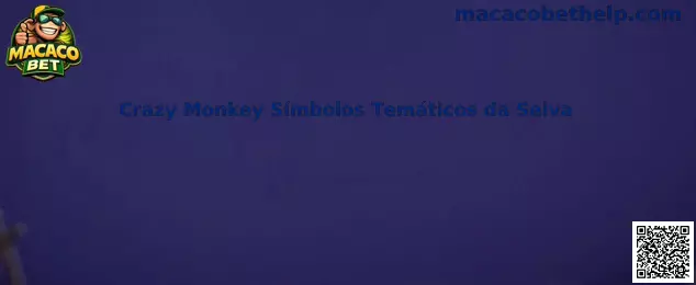 Crazy Monkey Símbolos Temáticos da Selva