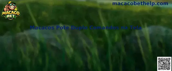 Macacos Pote Duplo Comandos na Tela