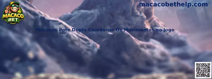 Macacos Pote Duplo Coordenar Os Movimentos no Jogo