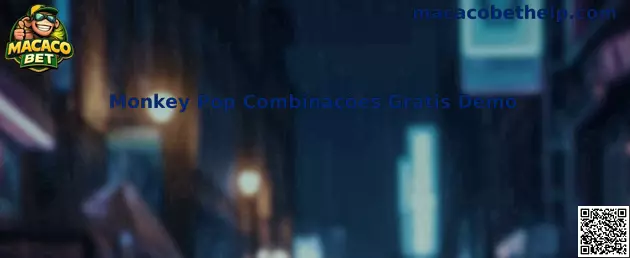 Monkey Pop Combinações Grátis Demo