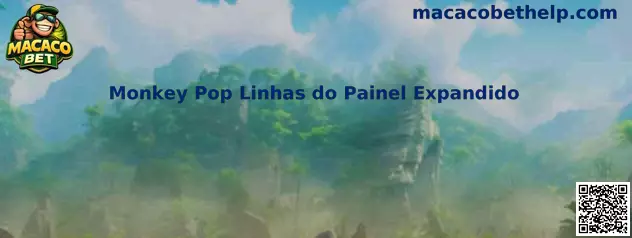 Monkey Pop Linhas do Painel Expandido