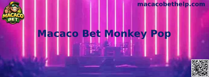 Interface ilustrativa do Macaco Bet Monkey Pop