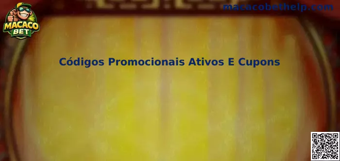 Códigos Promocionais Ativos E Cupons Macaco Bet