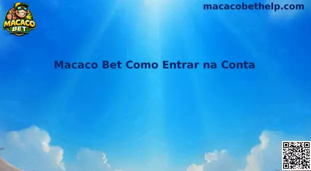 Guia de acesso Macaco Bet