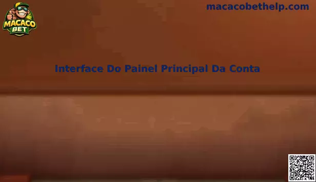 Interface do Painel Principal da Conta Macaco Bet