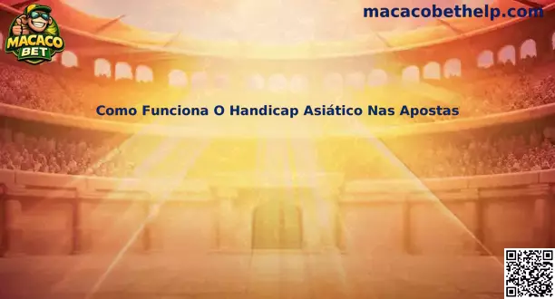 Ilustração explicativa sobre handicap asiático nas apostas esportivas
